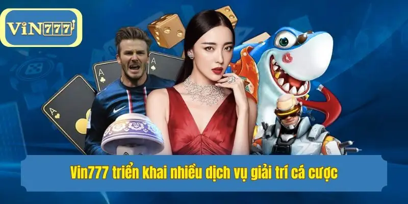 Vin777 triển khai nhiều dịch vụ giải trí cá cược